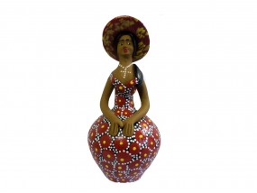 Boneca de cerâmica Moça Bonita